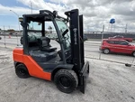 Toyota Forklift 8FGU32 Pre Pneumatic, Stage, 6500LBS. Fixed Price $15000.00.