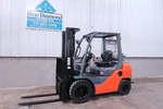 Toyota Forklift, 8FGU25, 5,000# Pneumatic, Dual Fuel; Lp Gas, Triple, S/s. Fixed Price $29900.00.