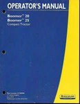 New Holland Boomer 20 25 Compact Tractors Operators Manual. Fixed Price $36.99.