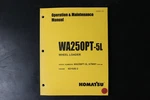 Komatsu WA250PT-5L Wheel Loader Operation Maintenance Manual CEAM011401. Fixed Price $49.99.