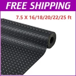 Garage Floor Mat Roll Diamond Car Parking Protect Cover Trailer Pvc 7.5X16-25FT. Fixed Price $149.99.