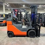 2020 Toyota 8FGC35U-BCS 8000LB Used Forklift Triple Mast Sideshift 2350 Hours. Fixed Price $23950.00.
