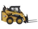 Caterpillar 242D3 Wheeled Skid Steer Loader With Work Tools And Operator Yel. Fixed Price $65.61.