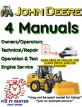 John Deere 724J Loader Owners Service Repair Test Engine Parts Manual Pdf Usb. Fixed Price $55.00.