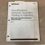 Caterpillar EC-15 Microcommand Control System Sota Service Manual Forklift. Fixed Price $24.99.