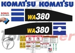 Fits Komatsu WA380-7 Wheel Loader Decal Kit Laminated 3M Vinyl Free Shipping. Fixed Price $178.95.