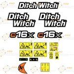 Fits C16X Ditch Witch Trencher Replacement Decals. Fixed Price $98.66.