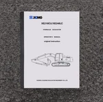 Xcmg XE210CU & XE240LC Crawler Excavator Owner Operator User Guide Manual. Fixed Price $91.91.