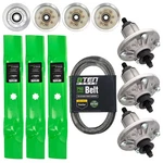 Deck Rebuild Kit Blade Spindle Belt Idler For John Deere D140 D160 D150 48 Inch. Fixed Price $129.95.