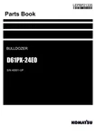 Komatsu D61PX-24E0 Bulldozer Parts Catalog Manual Sn 40001-UP. Fixed Price $149.00.