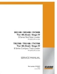 Case SR210B,SR240B,SV280B,TR270B,TR310B,TV370B Tier 4B Skid Steer Service Manual. Fixed Price $339.00.