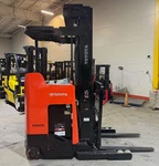 2021 Toyota 9BRU18 3500 Lb 36 Volt Electric Single Reach Forklift 2254 Hours. Fixed Price $19900.00.