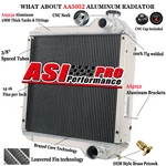 Row Radiator Fits Case Backhoe 580L 580SL 590SL 584E 585E 234876A1 234876A2. Fixed Price $299.00.