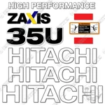 Fits Hitachi ZX35U-5N Decal Kit Z-axis Excavator 7 Year Outdoor 3M Vinyl!. Fixed Price $94.95.