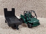 New Ray Plastic Toys Green Gator Vehicle & Flatbed Atv Trailer Farm Equipment. Fixed Price $12.39.