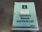 Ditch Witch T8 Trailer Operator's Manual And Parts List 3R-5/82. Fixed Price $20.00.