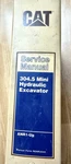 Caterpillar 304.5 Excavator Service Shop Repair Manual S/n ANR00001-UP. Fixed Price $320.00.