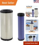 Effective Air Filter Kit Replacement For Kubota Models L4740, L5040, KX080-3. Fixed Price $42.99.