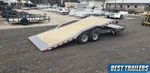 2025 Midsota TBWB22 Wide Body Flatbed Equipment Trailer Drive Over Fenders 22'. Fixed Price $12495.00.