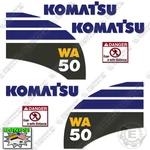Fits Komatsu WA50-6 Kit Wheel Loader Decals 7 Year Outdoor 3M Vinyl!. Fixed Price $124.95.