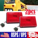 2PC Red Lamp Assembly 142-7503 For Caterpillar 228 232B 236B3 259B3. Fixed Price $52.30.