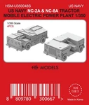 Hs 1/350 Us Navy NC-2A & NC-8A Tractor Mobile Power Plant( 4PCS). Fixed Price $19.46.
