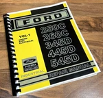 Service Manual Ford New Holland 345D 445D 545D Tractor Loader Volume 1 Only. Fixed Price $36.99.