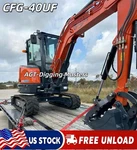8487LBS Cfg 40UF Swe 35UF Mini Excavator 25HP Kubota Engine Air Conditioner Ac. Fixed Price $31733.27.