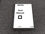 Ditch Witch SK752 Mini Skid Steer Loader Parts Catalog Manual 053-2864. Fixed Price $113.58.
