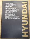 Hyundai 15L-7A 18L-7A 20L-7A 25L-7A 30L-7A 20G-7 Operation & Maintenance Manual. Fixed Price $59.99.