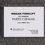 Nissan KCUGH02F35PV Forklift Truck Parts List Catalog Manual Book KH01. Fixed Price $139.30.
