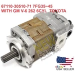 67110-30510-71 Hydraulic Pump Toyota 7FG35 45 With Gm V-6 262 HP019. Fixed Price $890.00.