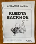 Backhoe Model BH70 Operator's Maintenance Manual Kubota Paper. Fixed Price $20.52.