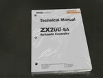 Hitachi ZX20U-5A Excavator Troubleshooting Technical Service Manual Repair Book. Fixed Price $69.75.
