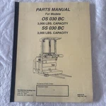 Yale OS030BC, SS030BC Pallet Jack Forklift Parts Catalog Manual Pdf. Fixed Price $34.99.