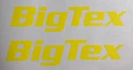 Big Tex Oem Replacement Trailer Decal Stickers - Set Of 12" Yellow. Fixed Price $12.50.