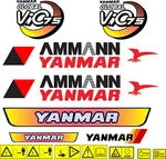 Yanmar Vio 75 Digger Decal Set. Fixed Price $121.10.