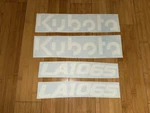 Kubota LA1065 Decal Kit Loader Arm -vinyl Aftermarket Sticker Set MX5400 MX6000. Fixed Price $39.95.