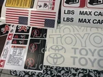 Toyota Decal Kit Fits Series Forklifts 8FGCU25. Fixed Price $31.50.