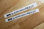 Sherman Reilly Trailer Decal Stickers Pair 40" Die Cut Usa Black Vinyl. Fixed Price $53.85.