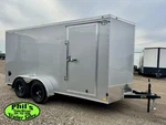 2026 Continental Cargo New 7X16 + V-nose Deluxe Enclosed Trailers. Fixed Price $6099.00.