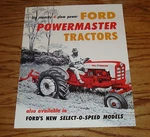 1957 - 1962 Ford Tractor 801 & 901 4 Plow Powermaster Sales Brochure 58 59 60 61. Fixed Price $18.00.