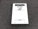 Bomag Cold Planer Bm 1300-30 Parts Catalog Manual. Fixed Price $125.67.