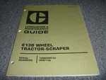 Caterpillar 613B Tractor Scraper Lubrication Maintenance Operator Manual Xz. Fixed Price $147.77.