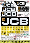 Fits Jcb 507-42 (tier 4) Decal Kit-telescopic Forklift 3M Vinyl/free Shipping. Fixed Price $224.98.
