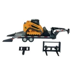 Big Country Toys 1/20 Track Skid Steer Attachments Flatbed Gooseneck Trailer 450. Fixed Price $51.65.