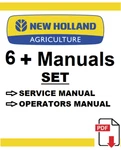 New Holland Tractors Service Repair Operators Shop Manual Pdf Usb. Fixed Price $49.99.