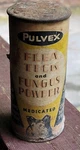 Pulvex Pet Fungus Powder Vet Medicine Tin Dog Cat Empty Can. Fixed Price $19.99.