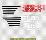 Takeuchi Decal Set Sticker Skid Steer. Fixed Price $45.00.
