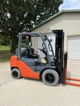 2020 Toyota Forklift, 8FGU25, 5,000# Pneumatic, Dual Fuel Lp Gas, Low Hr 1285. Fixed Price $28958.00.